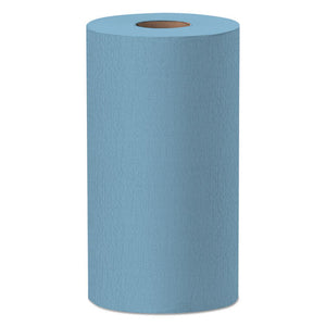 X60 Cloths, Small Roll, 9.8 X 13.4, Blue, 130-roll, 12 Rolls-carton