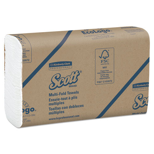 Essential Multi-fold Towels,8 X 9 2-5, White, 250-pack, 16 Packs-carton
