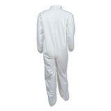 A40 Elastic-cuff And Ankles Coveralls, 3x-large, White, 25-carton