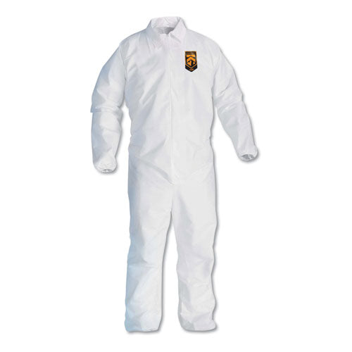 A40 Elastic-cuff And Ankles Coveralls, 4x-large, White, 25-carton