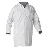 A40 Liquid And Particle Protection Lab Coats, 2x-large, White, 30-carton