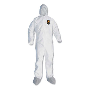 A45 Liquid And Particle Protection Surface Prep-paint Coveralls, Medium, White, 25-carton