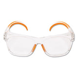 Maverick Safety Glasses, Black, Polycarbonate Frame, Smoke Lens