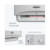 Icon Automatic Roll Towel Dispenser, 20.12 X 16.37 X 13.5, Silver Mosaic