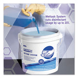 Wipers For The Wettask System, Quat Disinfectants And Sanitizers, 5.8 X 9, 250-roll, 6 Rolls-carton
