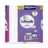 Ultra Comfortcare Toilet Paper, Soft Tissue, Mega Rolls, 2-ply, 284 Sheets-roll, 6 Rolls-pack, 36 Rolls-carton