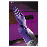 Purple Nitrile Exam Gloves, 242 Mm Length, Small, Purple, 100-box