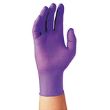 Purple Nitrile Exam Gloves, 242 Mm Length, Medium, Purple, 1000-carton
