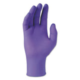 Purple Nitrile Exam Gloves, 242 Mm Length, X-large, Purple, 90-box