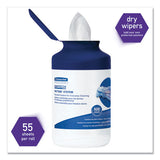Wipers For The Wettask System, Quat Disinfectants And Sanitizers, 6 X 12, 660-roll, 6 Rolls And 1 Canister-carton