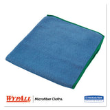 Microfiber Cloths, Reusable, 15 3-4 X 15 3-4, Blue, 6-pack