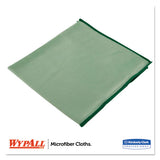 Microfiber Cloths, Reusable, 15 3-4 X 15 3-4, Green, 24-carton