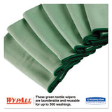 Microfiber Cloths, Reusable, 15 3-4 X 15 3-4, Green, 6-pack