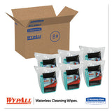 Waterless Cleaning Wipes Refill Bags, 12 X 9, 75-pack