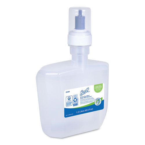 Essential Green Certified Foam Skin Cleanser, Unscented, 1,200 Ml, 2-carton