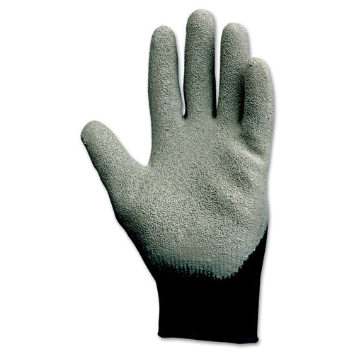 G40 Latex Coated Poly-cotton Gloves, 250 Mm Length, Large-size 9, Gray, 12 Pairs