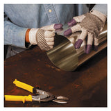 G60 Purple Nitrile Gloves, 240mm Length, Large-size 9, Black-white, 12 Pair-ct