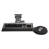Leverless Lift N Lock Keyboard Tray, 19w X 10d, Black