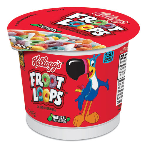 Froot Loops Breakfast Cereal, Single-serve 1.5 Oz Cup, 6-box
