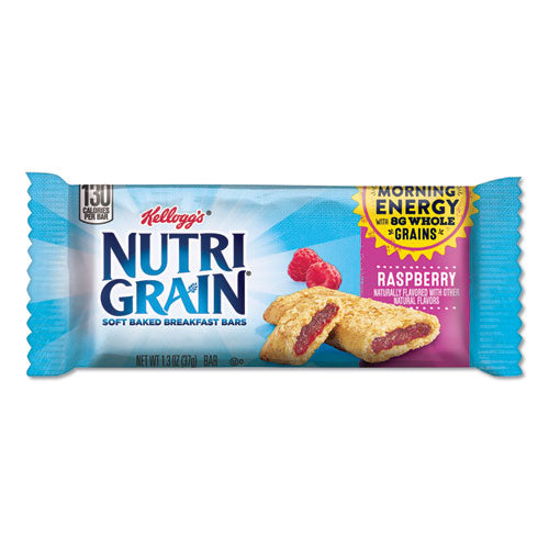 Nutri-grain Soft Baked Breakfast Bars, Raspberry, Indv Wrapped 1.3 Oz Bar, 16-box