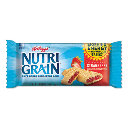 Nutri-grain Soft Baked Breakfast Bars, Strawberry, Indv Wrapped 1.3 Oz Bar, 16-box