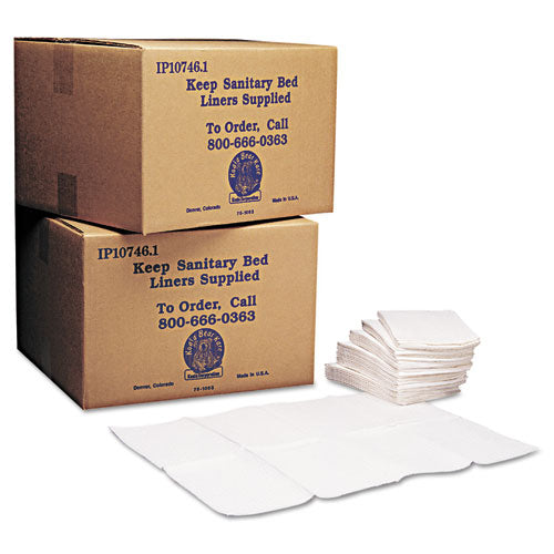 Baby Changing Station Sanitary Bed Liners, 13 X 19, White, 500-carton