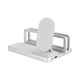 Studiocaddy With Qi Wireless Charging For Apple Devices, Usb-a; Usb-c, Silver