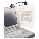 Flexclip Gooseneck Copyholder, Monitor-laptop Mount, Black