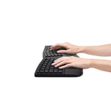 Pro Fit Ergo Wireless Keyboard, 18.98 X 9.92 X 1.5, Black