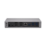 Sd5600t Thunderbolt 3 And Usb-c Dual 4k Hybrid Docking Station, Black-silver