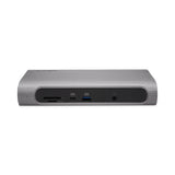 Sd5600t Thunderbolt 3 And Usb-c Dual 4k Hybrid Docking Station, Black-silver