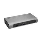 Sd5600t Thunderbolt 3 And Usb-c Dual 4k Hybrid Docking Station, Black-silver