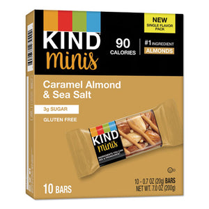 Minis, Caramel Almond Nuts-sea Salt, 0.7 Oz, 10-pack