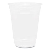 Pet Plastic Cups, 16 Oz, Clear, 1,000/carton