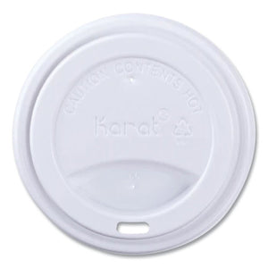 Hot Cup Lids, Fits 10 Oz To 24 Oz Paper Hot Cups, Sipper Lid, White, 1,000/carton