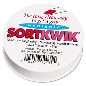 Sortkwik Fingertip Moisteners, 1 3-4 Oz, Pink