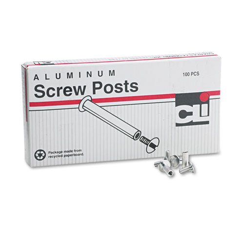 Post Binder Aluminum Screw Posts, 3-16