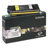C5220ys Return Program Toner, 3000 Page-yield, Yellow
