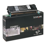 C5240kh (c524-c534) Return Program High-yield Toner, 8000 Page-yield, Black