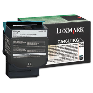 C546u1kg Return Program Extra High-yield Toner, 8000 Page-yield, Black