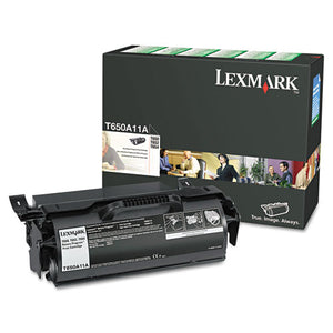 T650a11a (t65x) Return Program Toner, 7000 Page-yield, Black