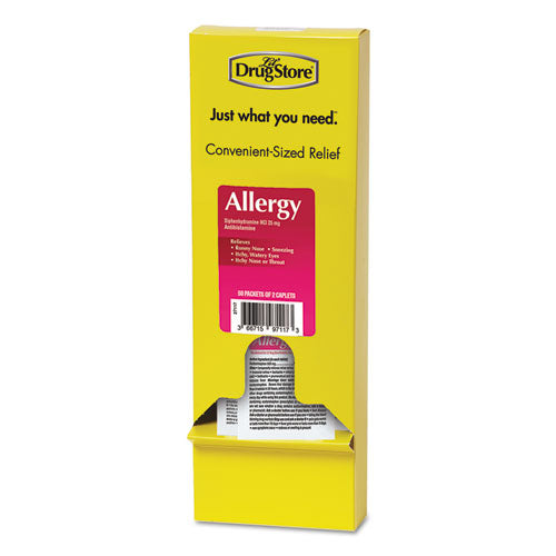Allergy Relief Tablets, Refill Pack, Two Tablets-packet, 50 Packets-box