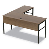 Urban Desk Workstation, 59w X 23.75d X 29.5h, Ash