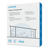 N600 Dual-band Wireless Router, 5 Ports, 2.4 Ghz-5 Ghz