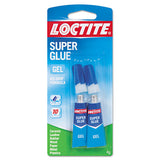 Super Glue Gel Tubes, 0.07 Oz, Dries Clear, 2-pack