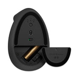 Lift Vertical Ergonomic Mouse, 2.4 Ghz Frequency-32 Ft Wireless Range, Left Hand Use, Graphite