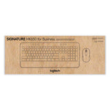 Signature Mk650 Wireless Keyboard And Mouse Combo For Business, 2.4 Ghz Frequency-32 Ft Wireless Range, Graphite