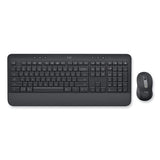 Signature Mk650 Wireless Keyboard And Mouse Combo For Business, 2.4 Ghz Frequency-32 Ft Wireless Range, Graphite