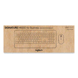 Signature Mk650 Wireless Keyboard And Mouse Combo For Business, 2.4 Ghz Frequency-32 Ft Wireless Range, Off White