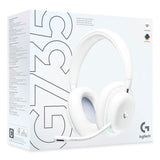 G735 Wireless Gaming Binaural Over The Head Headset, White